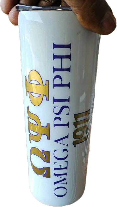 Omega Psi Phi Tumbler